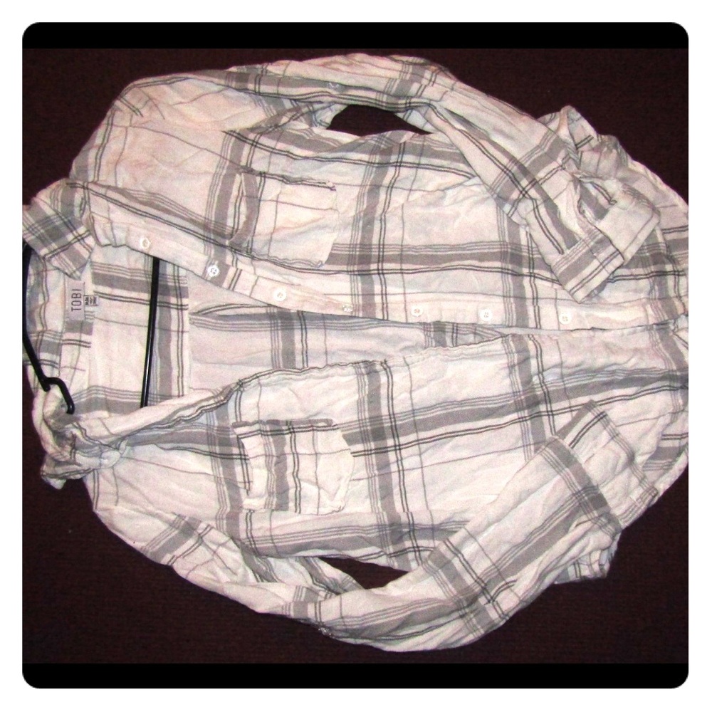 Cozy White and Grey Flannel